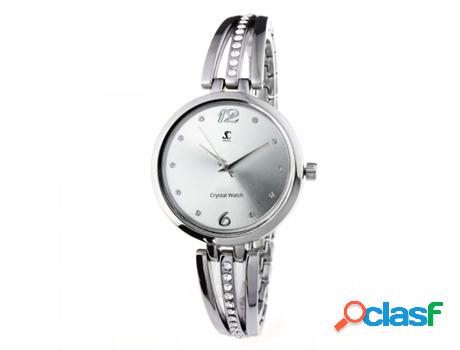 Relojes SC_CRYSTAL Mujer (Acero - Plateado)