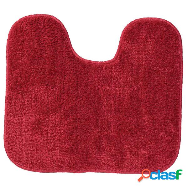 Sealskin Alfombra de baño con pedestal Doux roja 294428459,