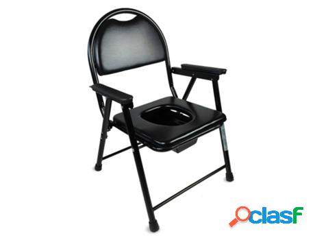 Silla Wc MOBICLINIC Plegable Acero Cromado Reposabrazos