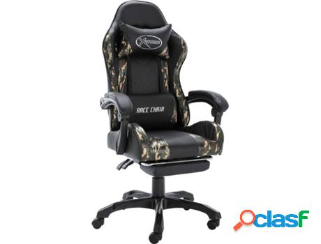 Silla de Escritorio Ejecutiva VIDAXL Negro Camuflaje