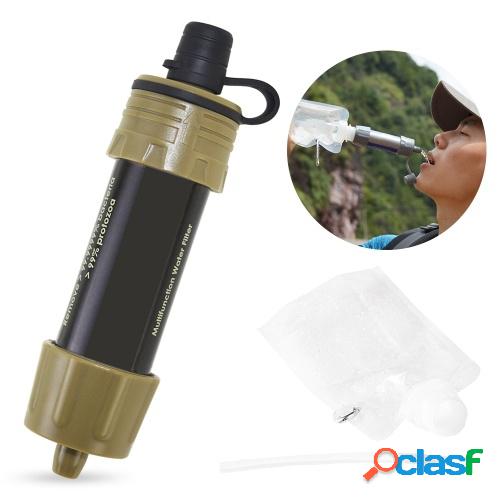 Sistema de filtración de agua con filtro de agua al aire