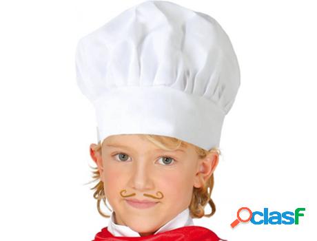 Sombrero DISFRAZZES Cocinero Blanco
