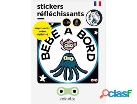 Stickers RAINETTE (Blanco - 10 x 10 cm)