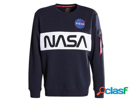 Sudadera ALPHA INDUSTRIES Hombre (M - Blanco)