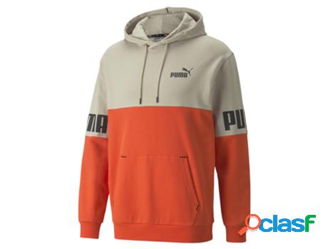 Sudadera PUMA Hombre (S - Naranja)