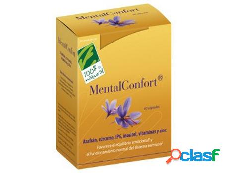 Suplemento Alimentar 100% NATURAL Mentalconfort 60 Vcap (90