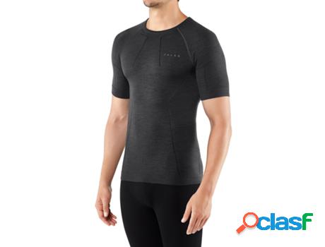 T-shirt FALKE Lana Hombre (Negro - 2XL)