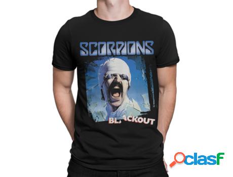 T-shirt SCORPIONS Algodón Hombre (Negro - L)