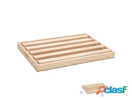 Tabla corta pan madera con recoge migas oryx 32 x 22 cm.