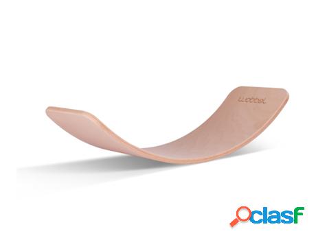 Tabla de Equilibrio WOBBEL (Madera - Beige - 90 x 30 cm)