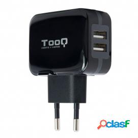 Tooq Cargador De Red Usb 2xusb 5v 3.4a