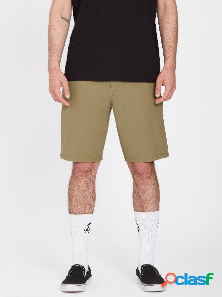 Volcom Pantalón corto híbrido Slub Frickin Cross Shred 20"
