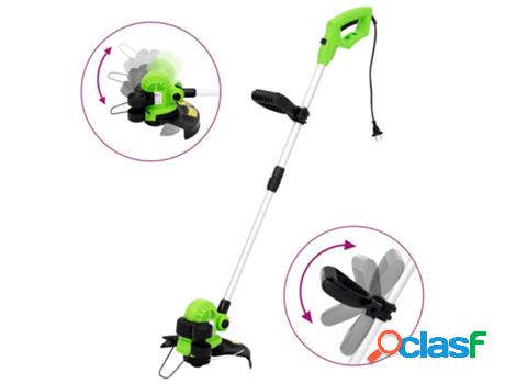 vidaXL Cortacésped telescópico eléctrico 29 cm 550 W