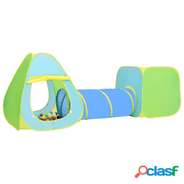 vidaXL Tienda de juegos para niños con 350 bolas multicolor