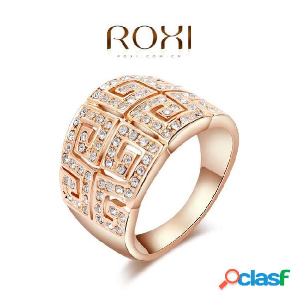 015 roxi luxury restoring rings,rose gold plated top quality