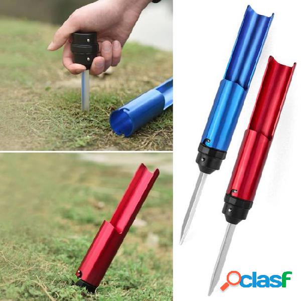 1 pc portable fishing pole holder stand aluminum alloy