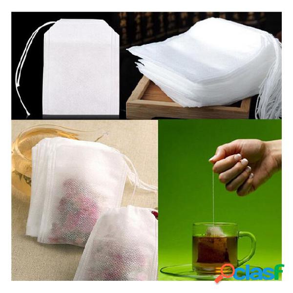 1000x empty teabags tea bags string heal seal filter paper