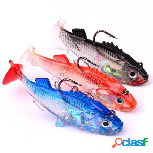 10pcs 3-color 7.6cm 15.7g leads hook fishing hooks fishhooks