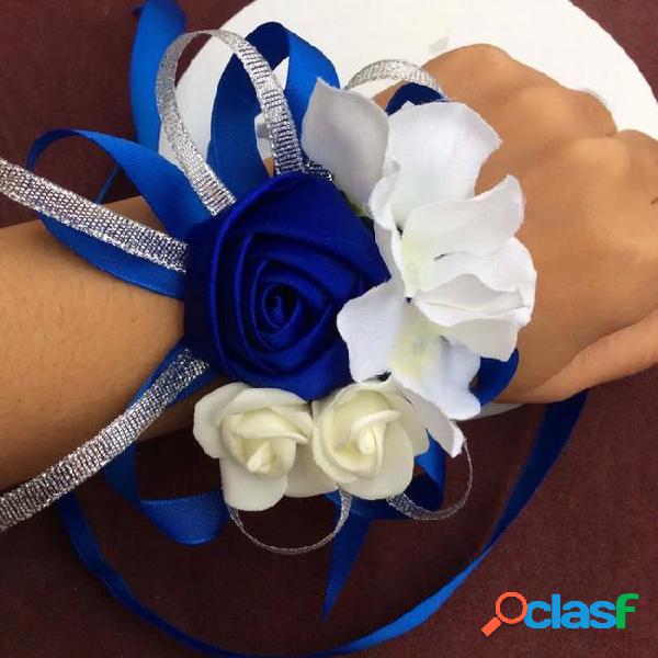 10pcs/lot high quality handmade tiffany blue wedding wrist