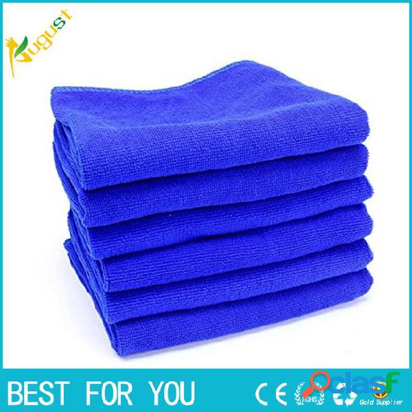 10pcs/set 30*70cm blue soft towel car cleaning microfiber