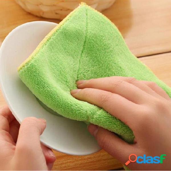 13*23cm high quality efficient anti-grease color dish cloth