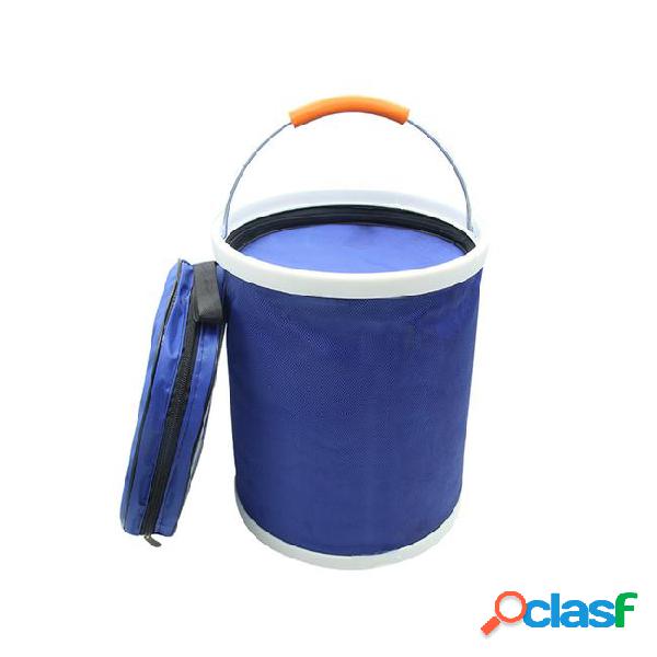 13l water container collapsible portable fishing bucket