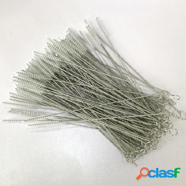 17.5cm * 6mm 100 piece stainless steel wire straw cleaner