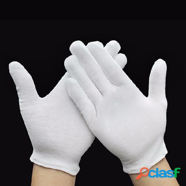 1pairs elastic nylon yarn and cotton labor working gloves