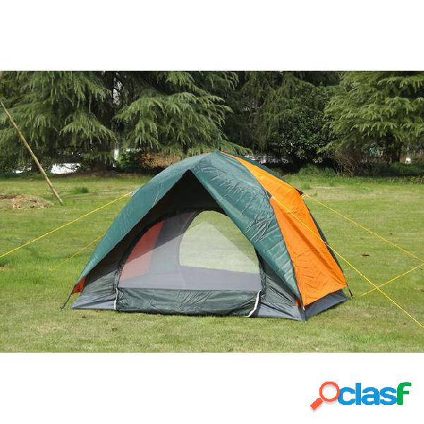 1pcs fast shipping 3-4 person camping tent double-layer