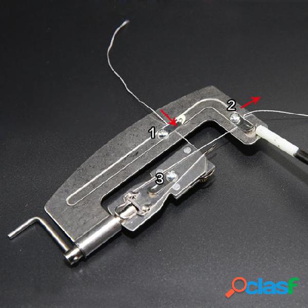 1pcs new stainless steel semi automatic fishing hook line