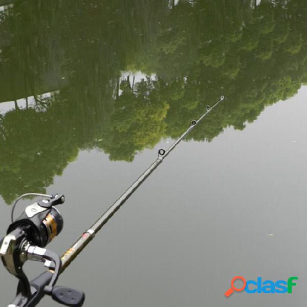 2.1m 2.4m 2.7m mini portable fishing rod spinning carbon