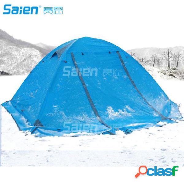 2 person camping tent, double layer waterproof 3 season