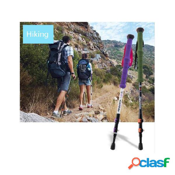 2017 new carbon fiber hiking cane walking stick trekking