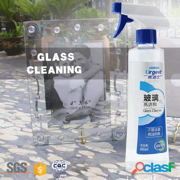 2018 eco-friendly green formula double faced glass cleaner