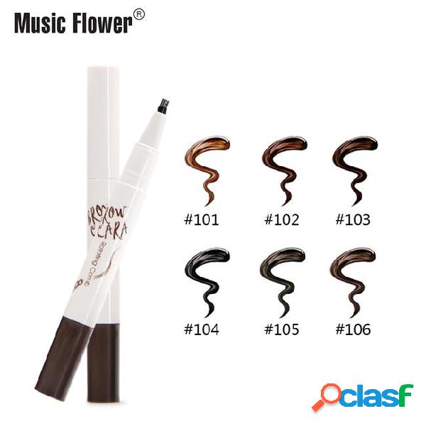 2018 music flower liquid eyebrow pen music flower eyebrow