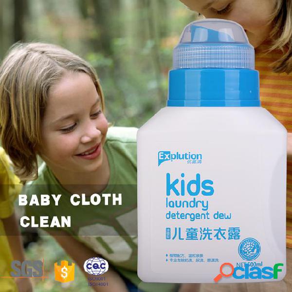 2018 new arrival kids laundry detergent dew 500ml high