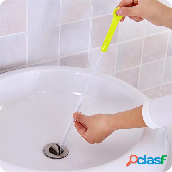 2018 sewer sink cleaning brushes home bendable sink tub