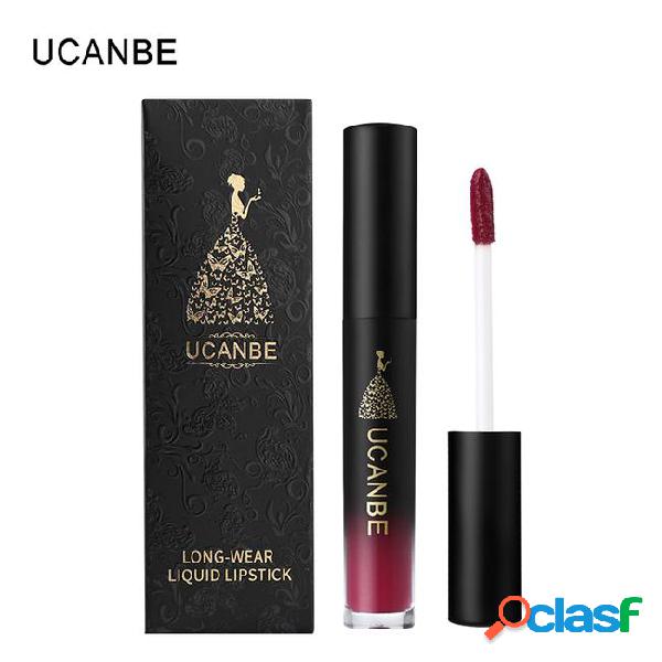 2018 ucanbe brand matte 8 color metallic liquid lip gloss