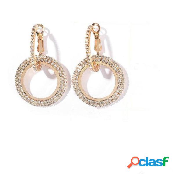 2019 creative jewelry high-grade elegant crystal earrings