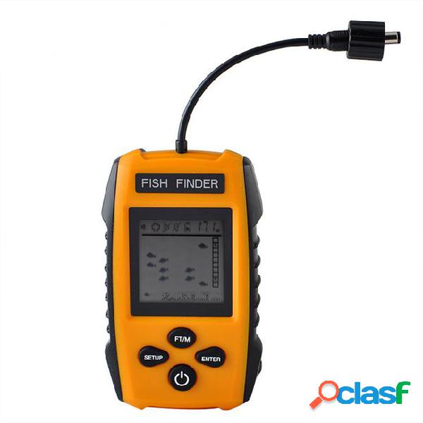 2019 new ultrasonic wave fish finder wired sonar probe