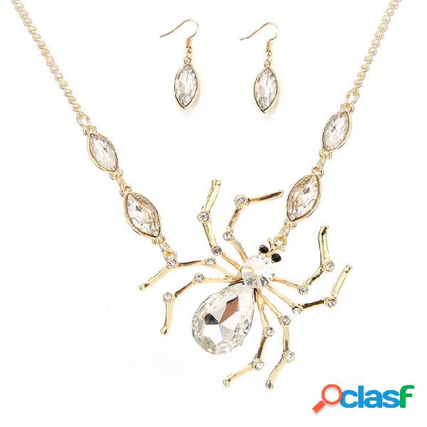 2019 newest hot sale spider jewelry set china factory