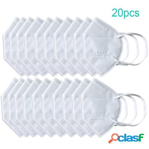 20PCS KN95 Mascarilla Anti PM2.5 Anti Particle Máscara