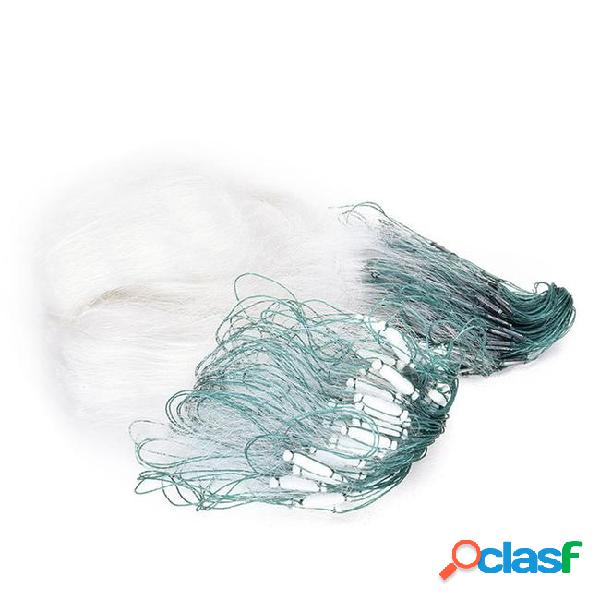 20m 3 layers monofilament gill fishing net with float fish