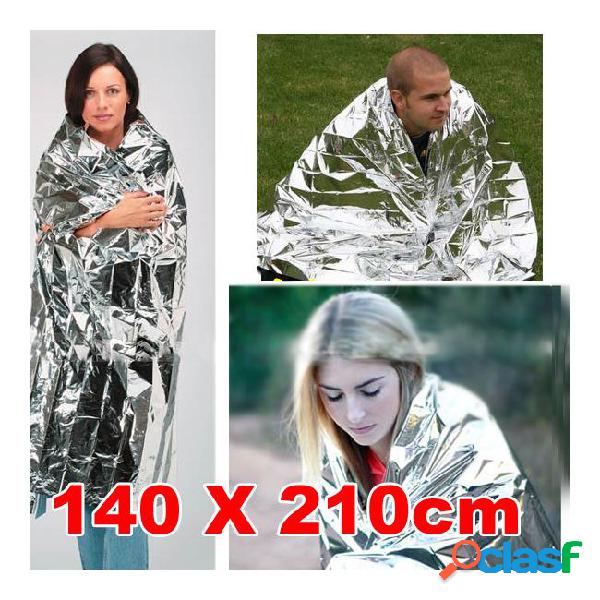 210cm x 140 cm portable waterproof emergency blanket
