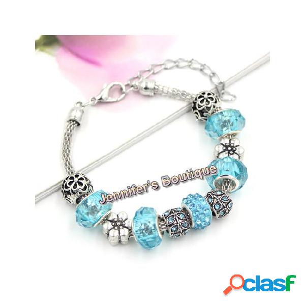 3 colors new arrival fashion jewelry european bead charms cz