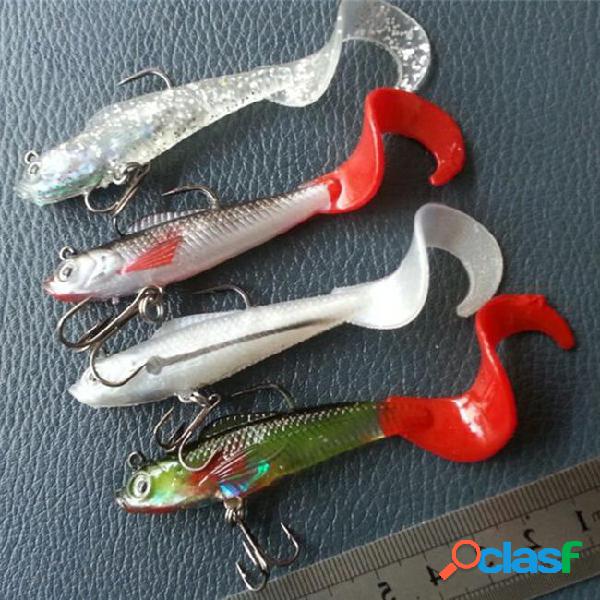 4-color 9cm 9.5g leads hook fishing hooks fishhooks 6# hook