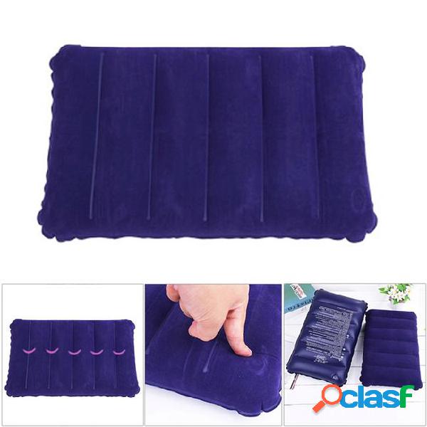 45x30cm camping mattress portable inflatable flocked pillow