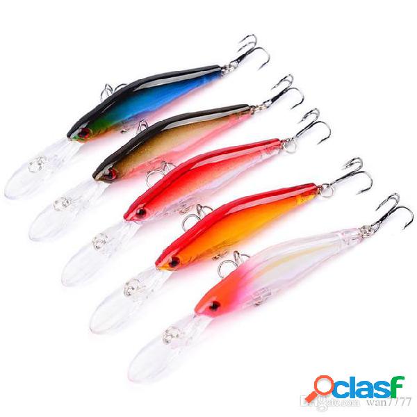 5-color 10cm 7g minnow plastic hard baits & lures fishing