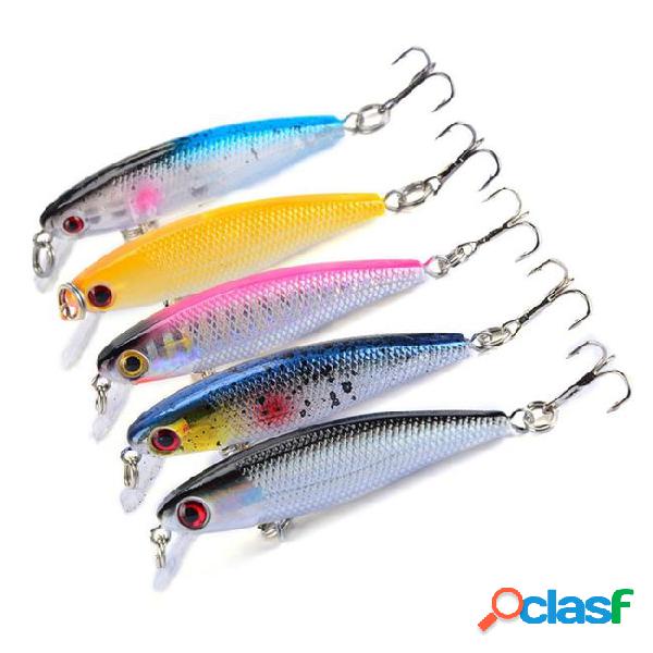 5-color 6.5cm 4.6g minnow plastic hard baits & lures fishing
