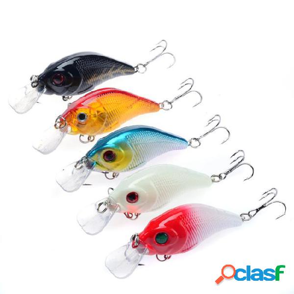 5-color 7.5cm 11.2g crank plastic hard baits & lures fishing